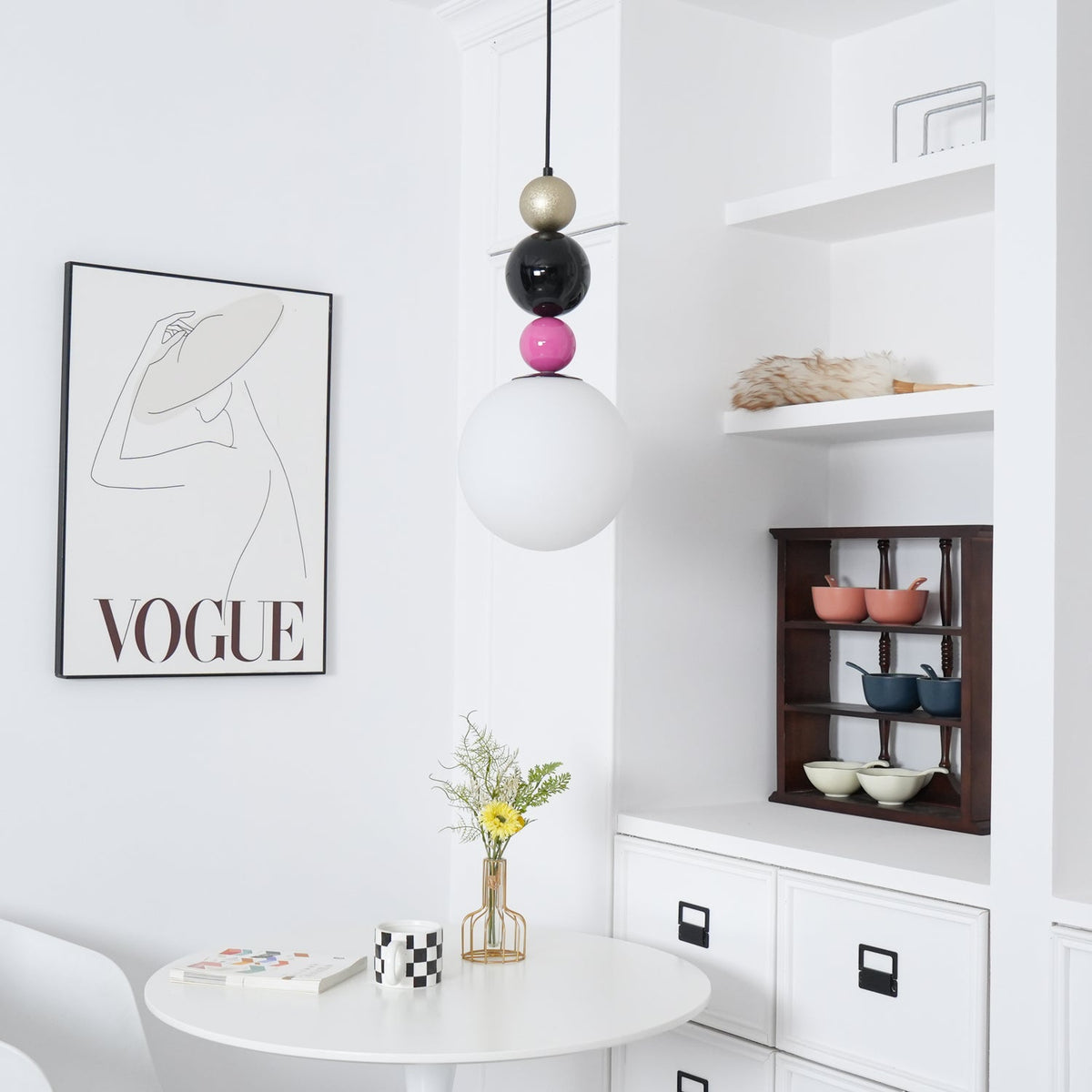 Sweetie Round Ball Glass Pendant Lamp — product view 6