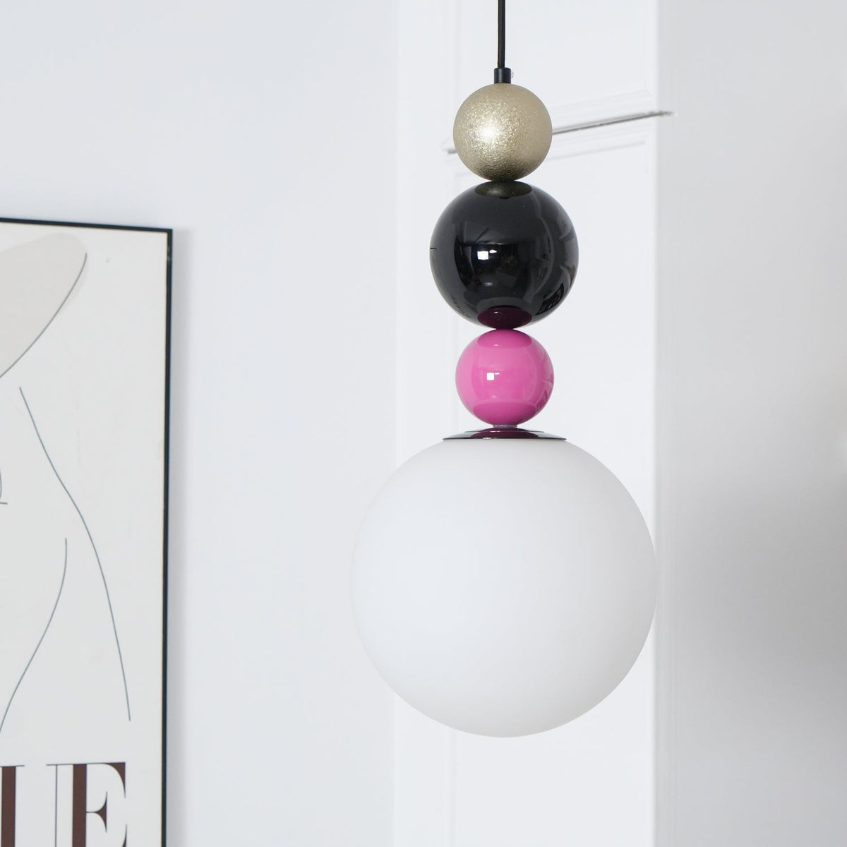 Sweetie Round Ball Glass Pendant Lamp — product view 7