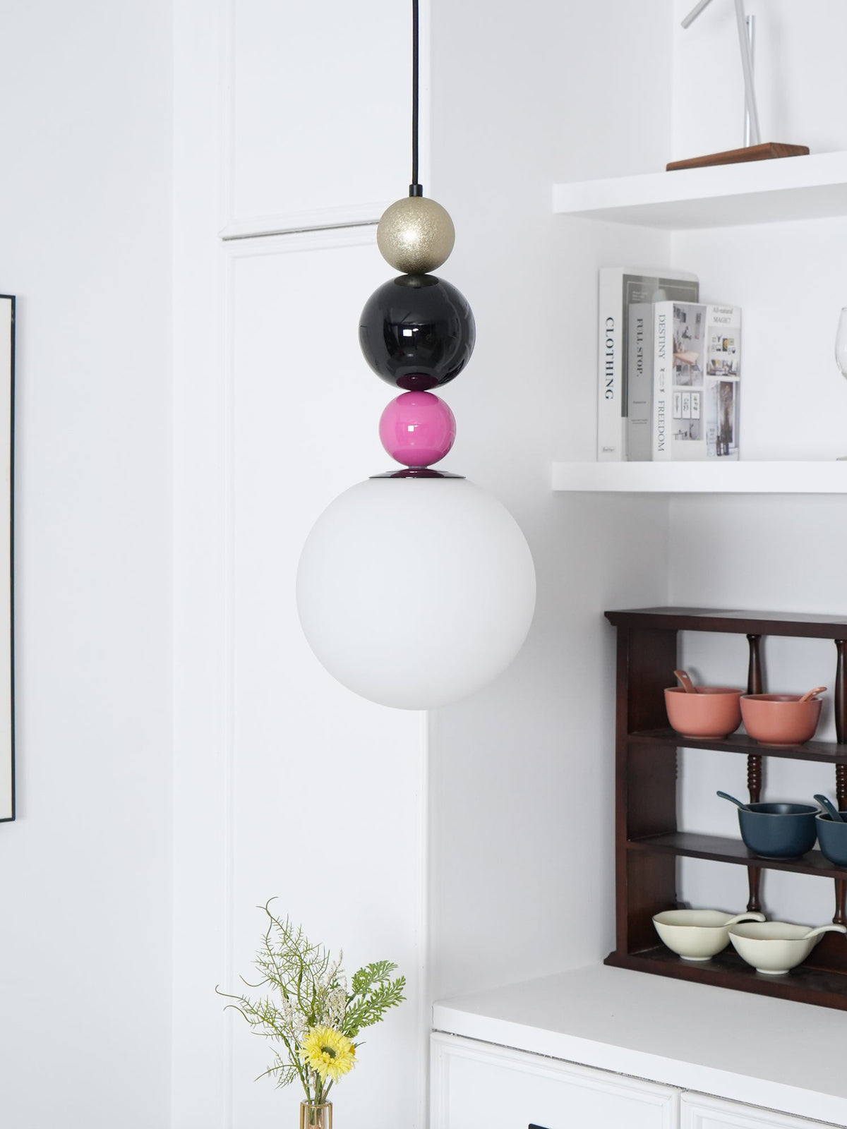 Sweetie Round Ball Glass Pendant Lamp — product view 8