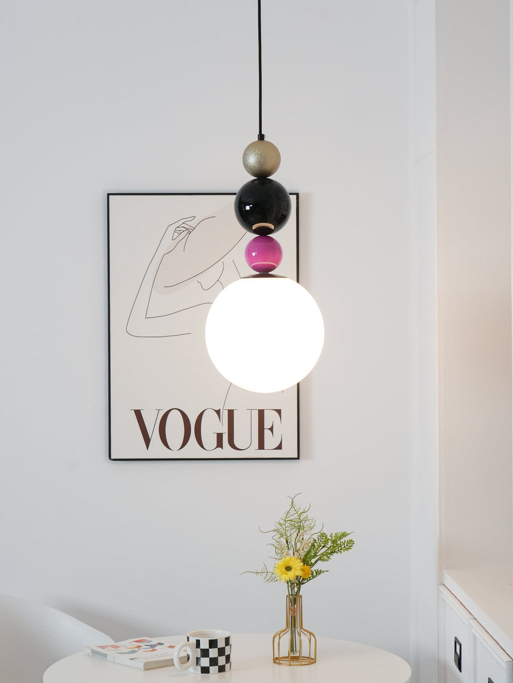Sweetie Round Ball Glass Pendant Lamp — product view 13