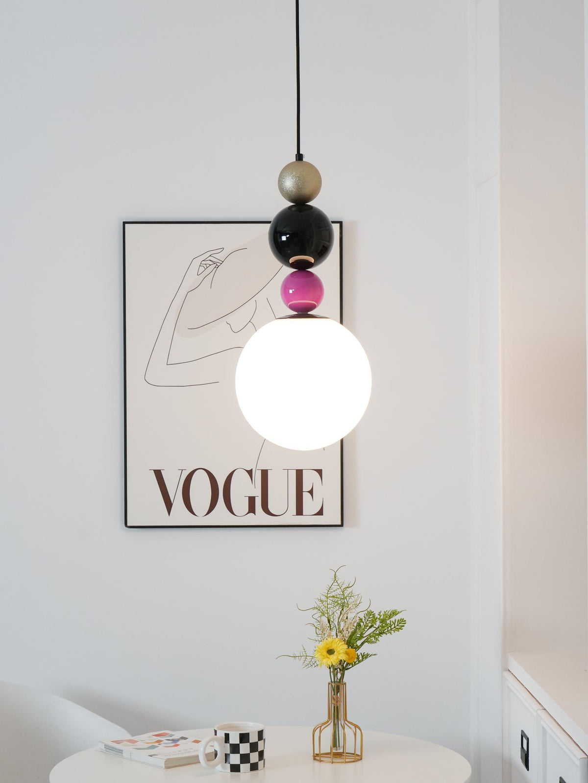 Sweetie Round Ball Glass Pendant Lamp — product view 13