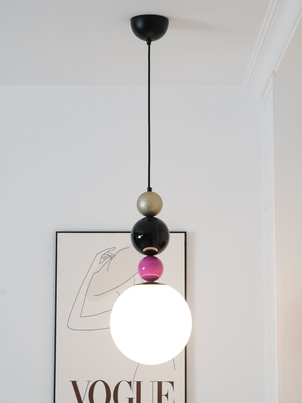 Sweetie Round Ball Glass Pendant Lamp — product view 14