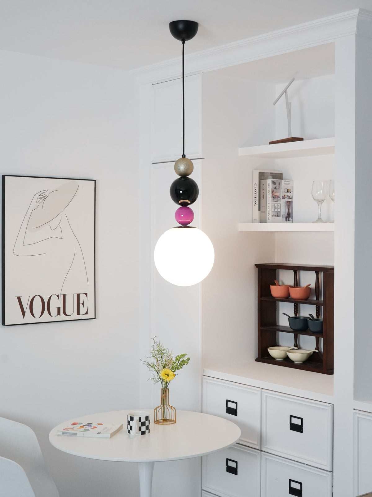 Sweetie Round Ball Glass Pendant Lamp — product view 15