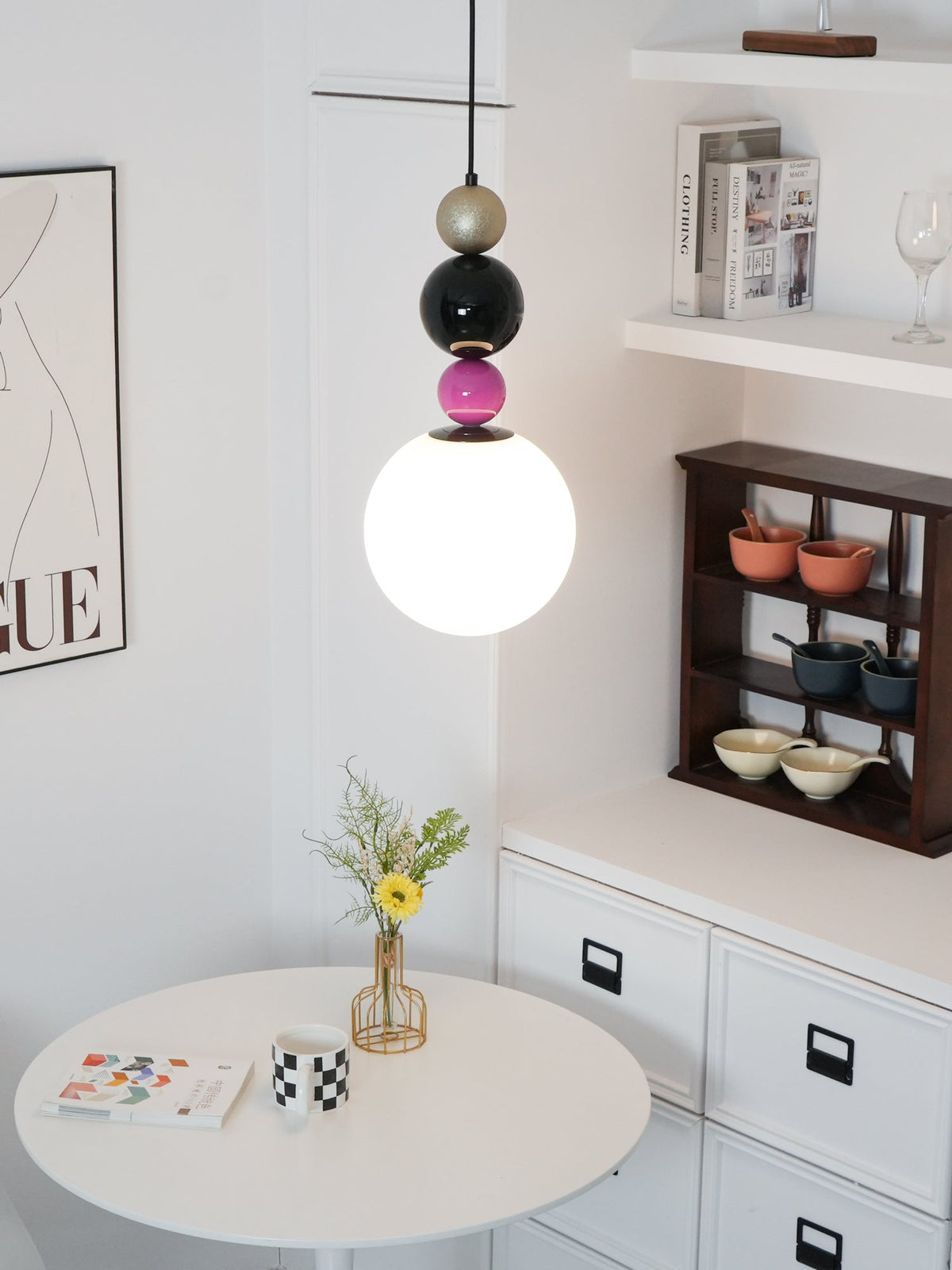 Sweetie Round Ball Glass Pendant Lamp — product view 17