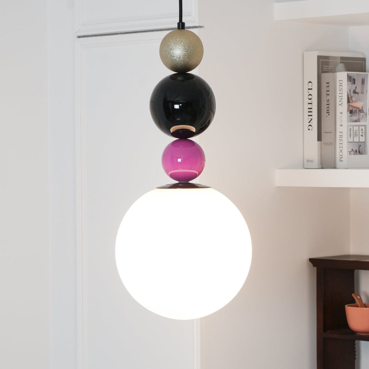 Sweetie Round Ball Glass Pendant Lamp — product view 18