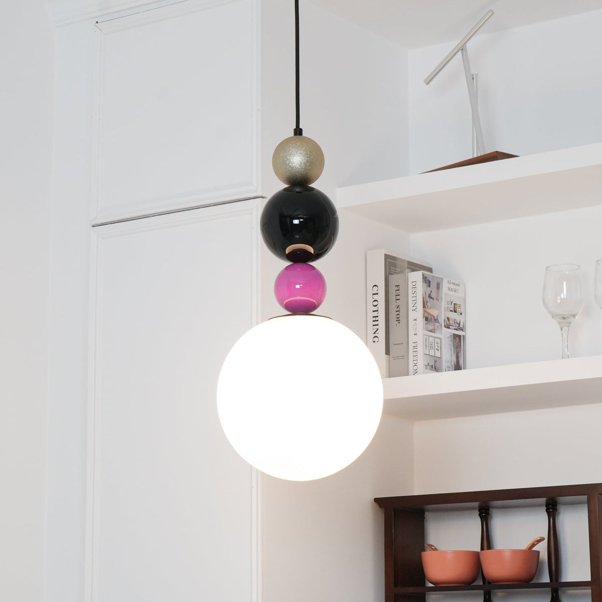 Sweetie Round Ball Glass Pendant Lamp — product view 20