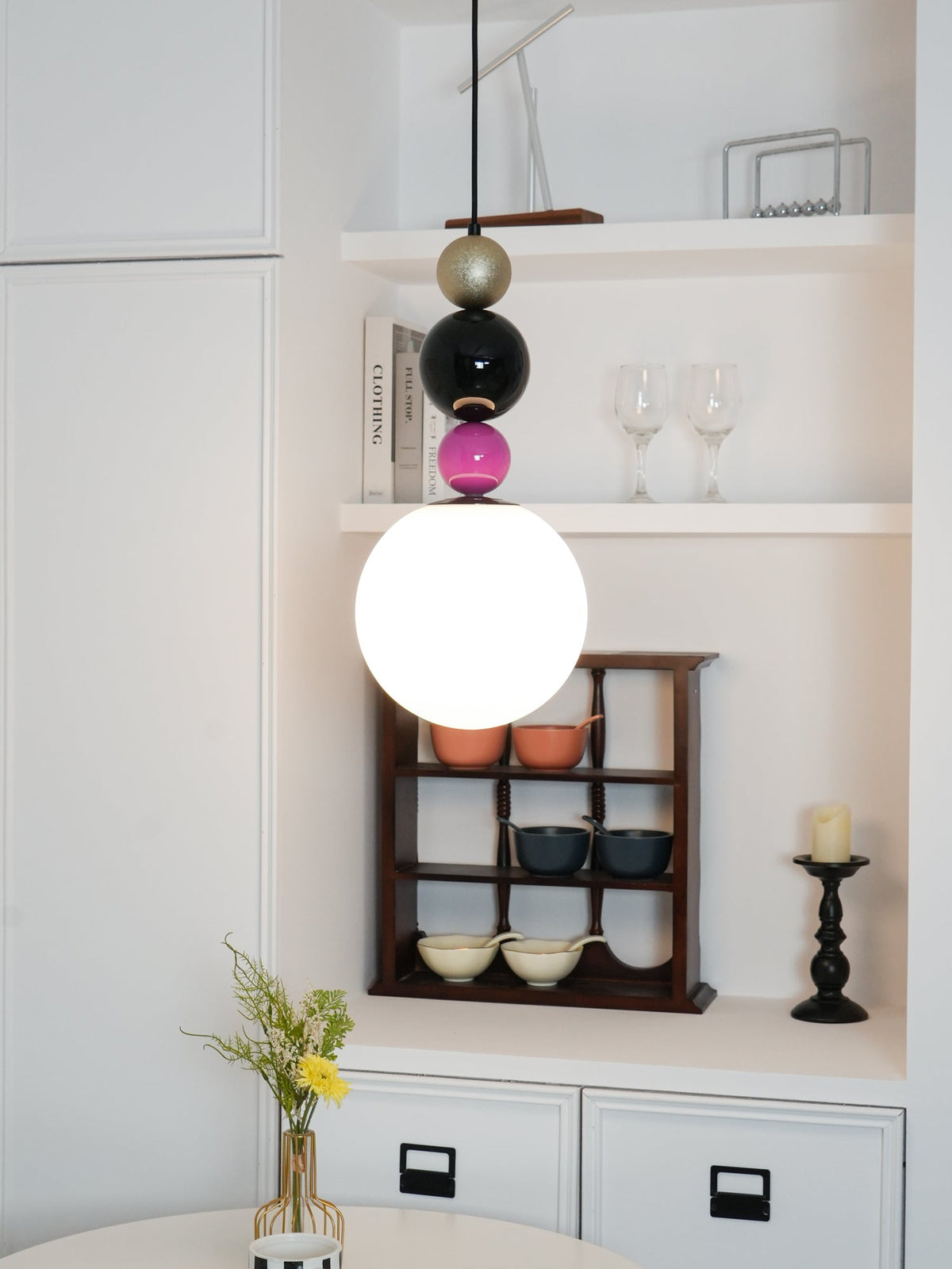 Sweetie Round Ball Glass Pendant Lamp — product view 24