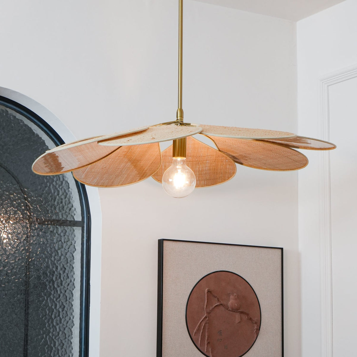 Tory Bloom Rattan Pendant Lamp — product view 2