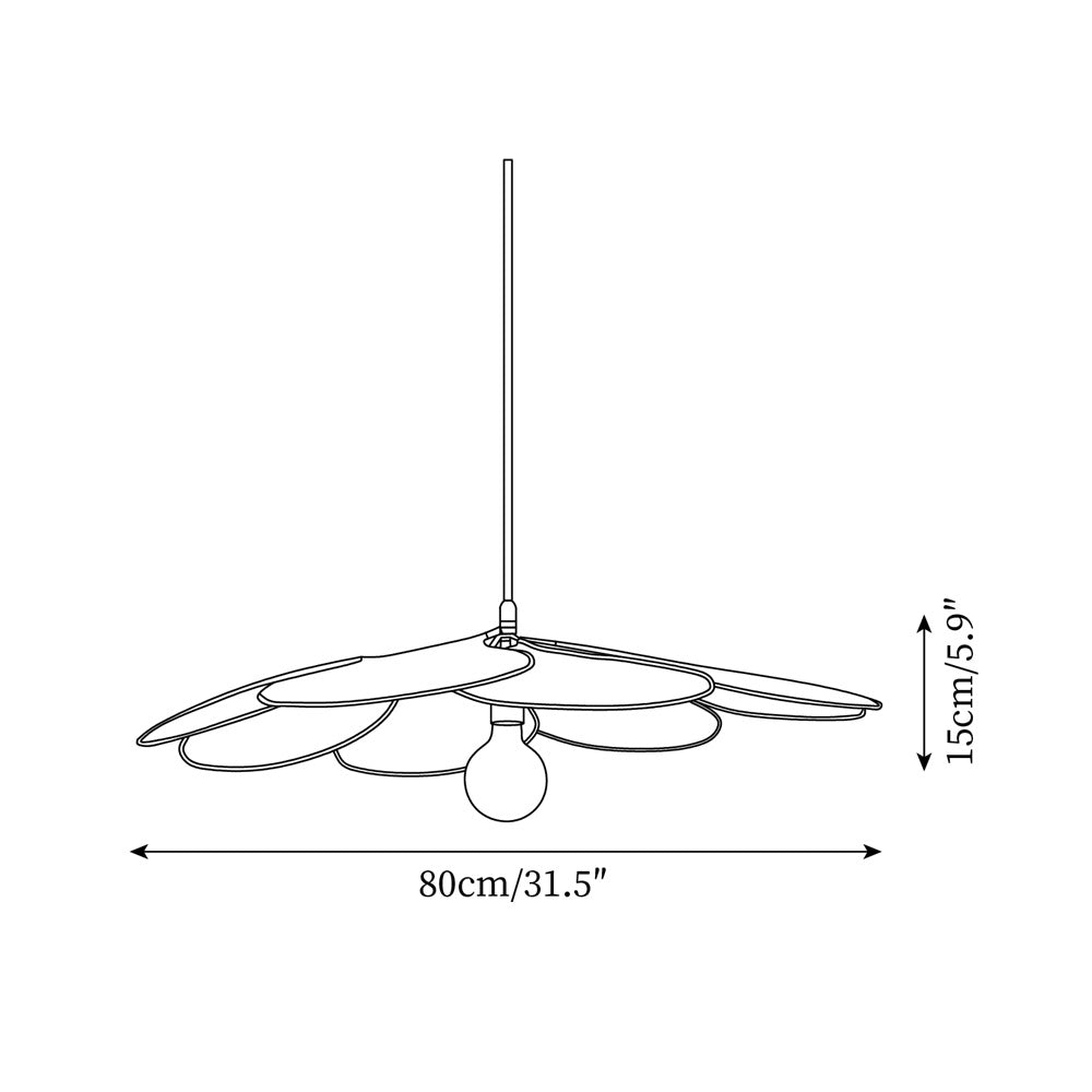 Tory Bloom Rattan Pendant Lamp — product view 5