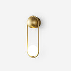 Alaynia Globe Glass Wall Lamp — product view 1