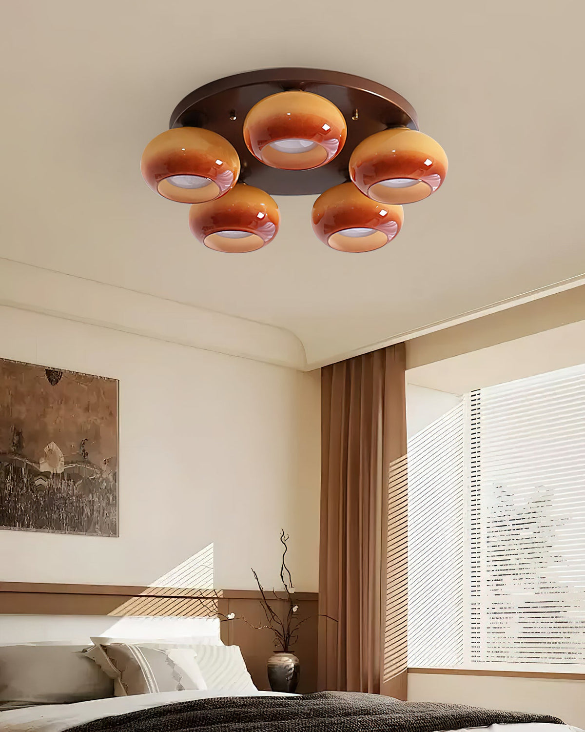 Hailie Glass Ceiling Light — product view 3