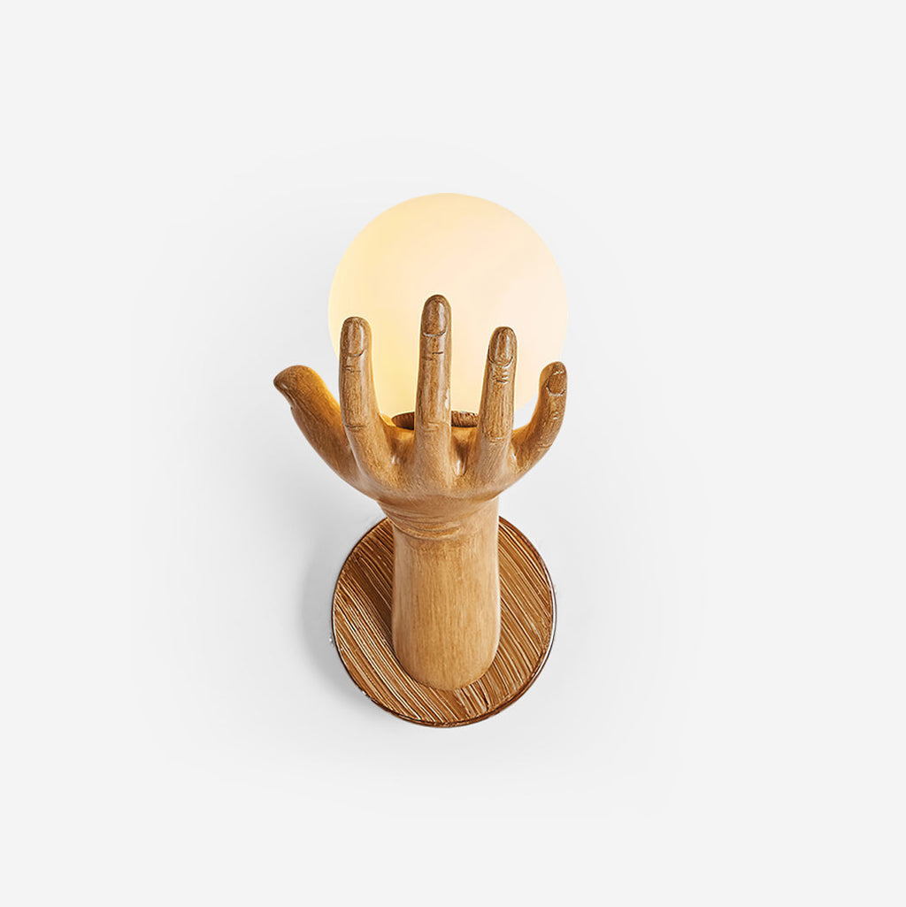 Hand of Victory Metal Wall Lamp — product view 1