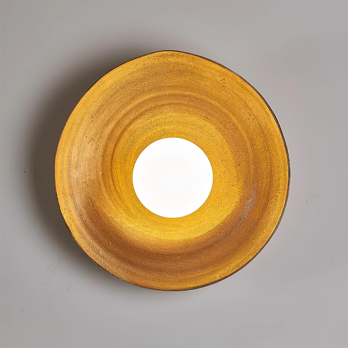 Round Riley Metal Wall Lamp — product view 2