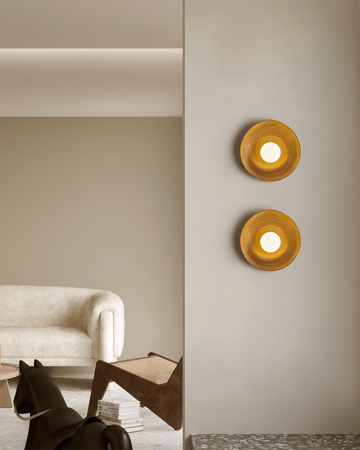 Round Riley Metal Wall Lamp — product view 6