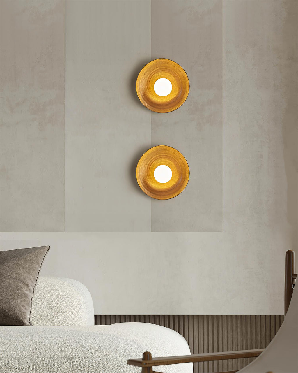 Round Riley Metal Wall Lamp — product view 7