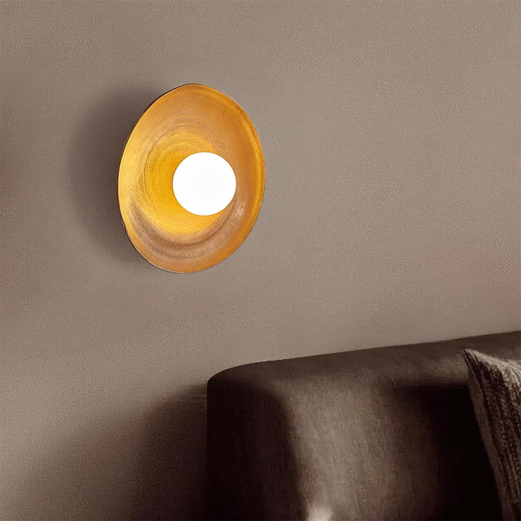 Round Riley Metal Wall Lamp — product view 12