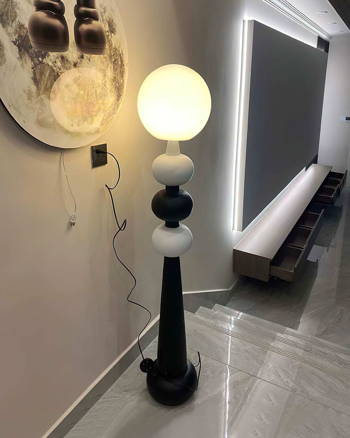 Kabin Acrylic Floor Lamp — product view 3