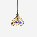Suka Floral Glass Pendant Light — product view 1