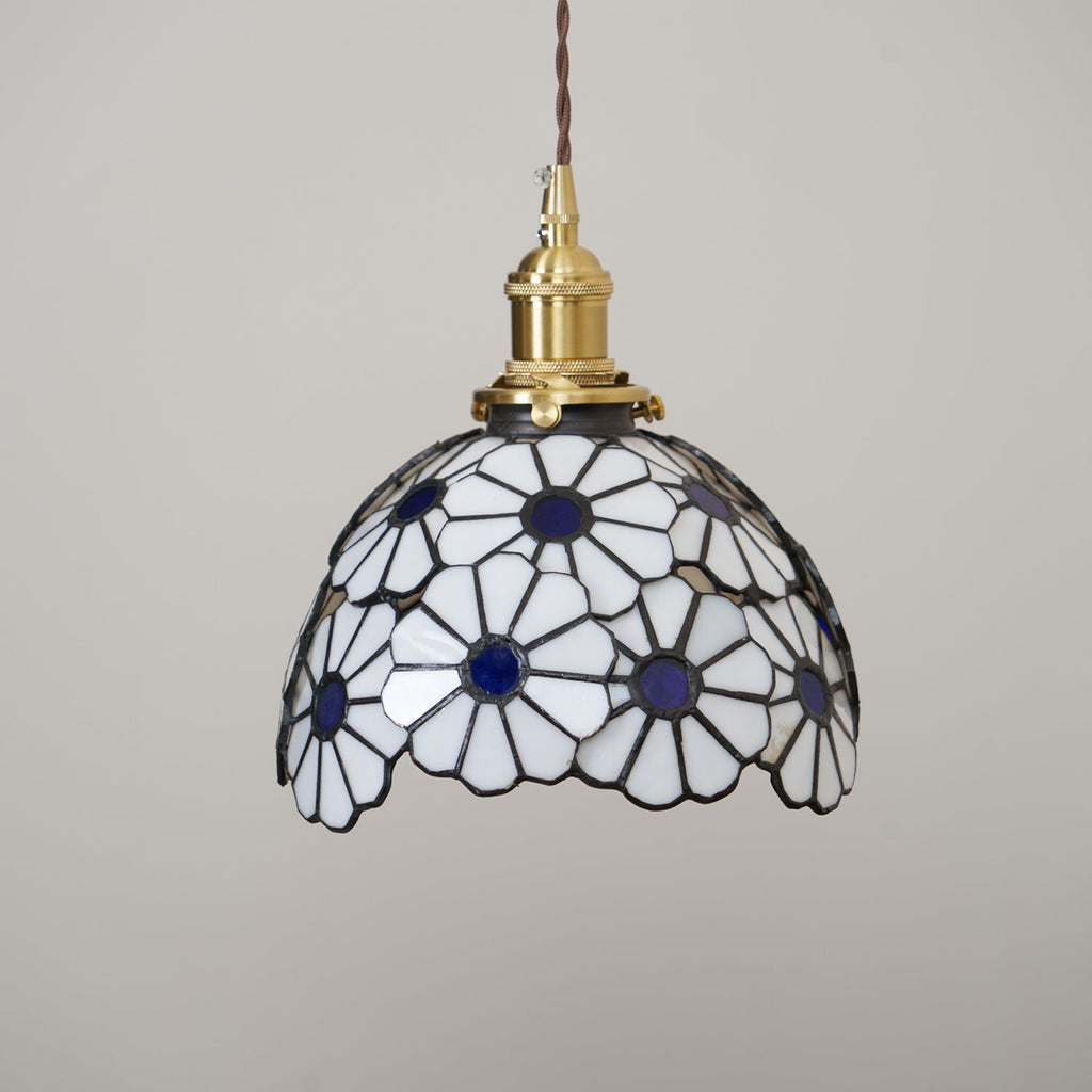 Suka Floral Glass Pendant Light — product view 4