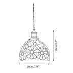 Suka Floral Glass Pendant Light — product view 5