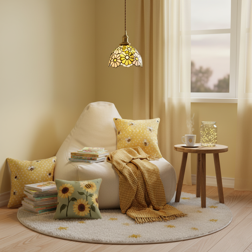 Suka Floral Glass Pendant Light — product view 8