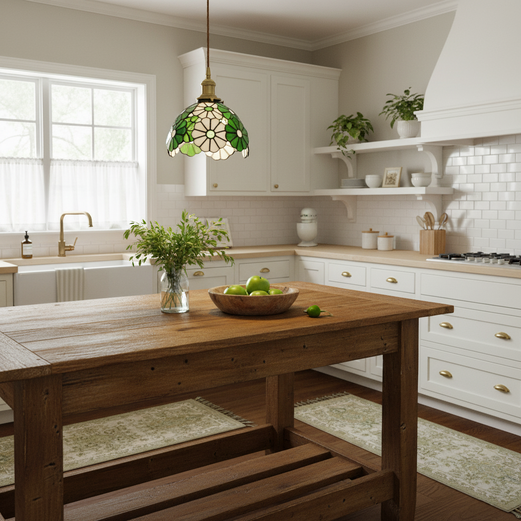 Suka Floral Glass Pendant Light — product view 12
