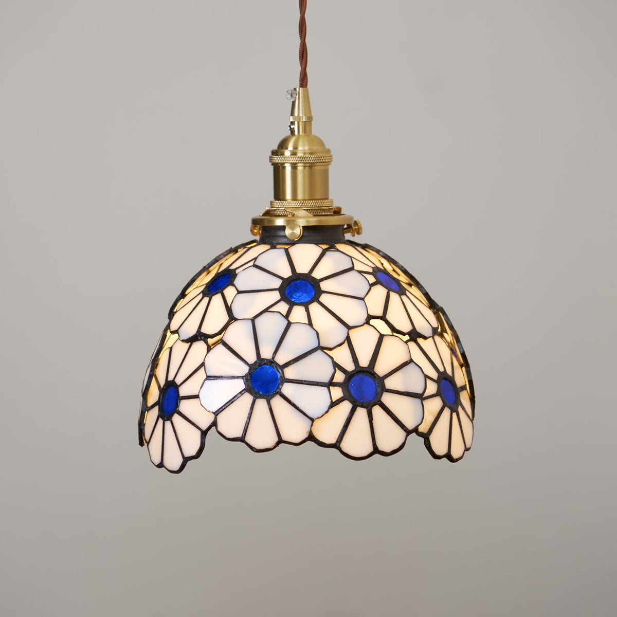 Suka Floral Glass Pendant Light — product view 14