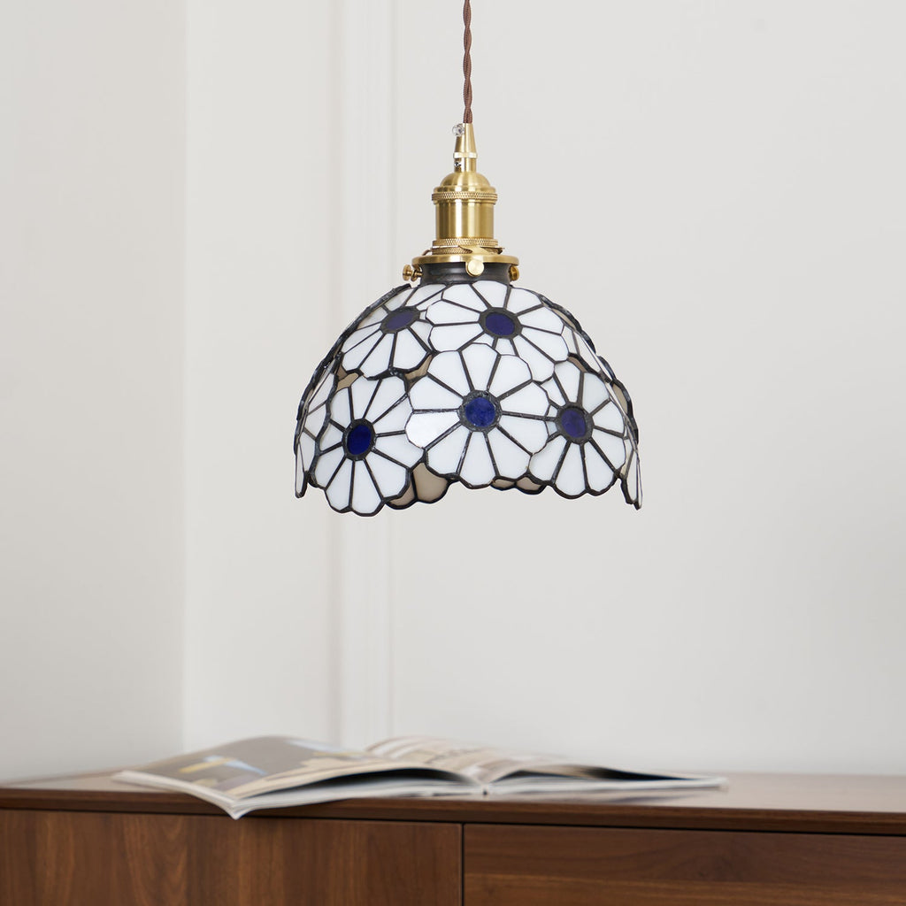 Suka Floral Glass Pendant Light — product view 16