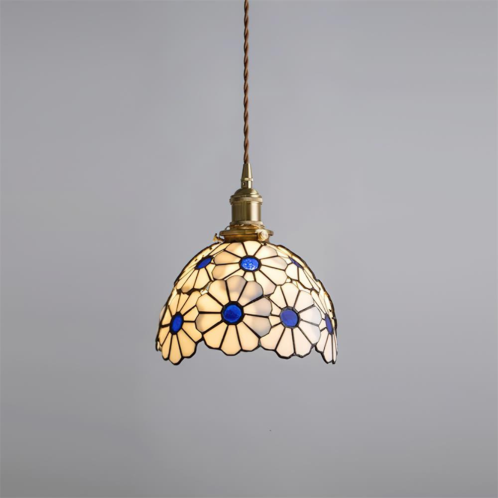 Suka Floral Glass Pendant Light — product view 17