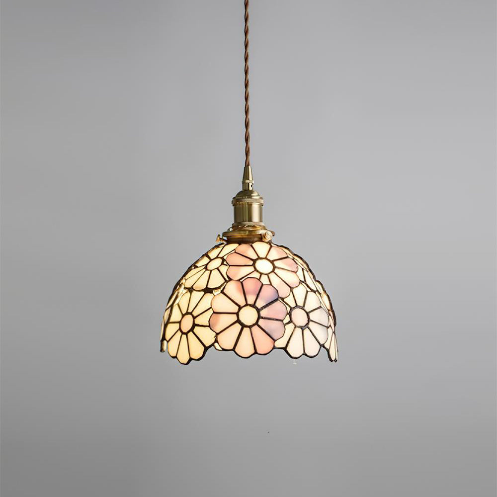 Suka Floral Glass Pendant Light — product view 24