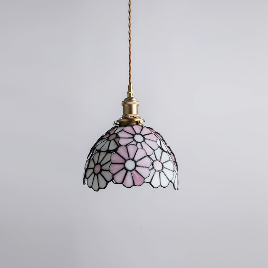 Suka Floral Glass Pendant Light — product view 25