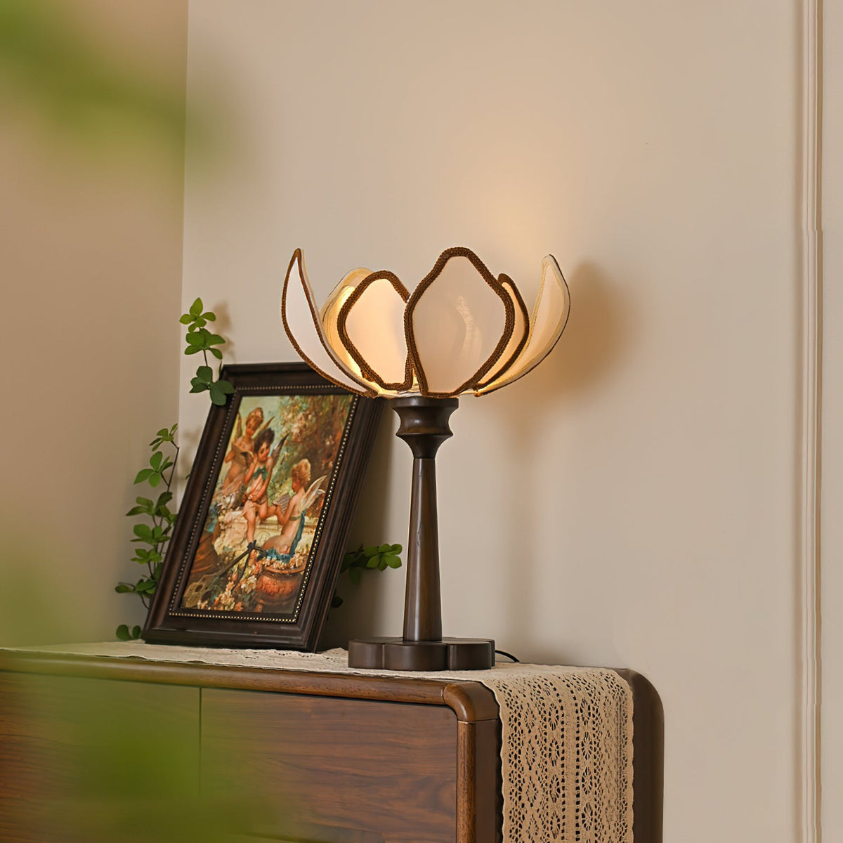 Pauline Wood Table Lamp — product view 2