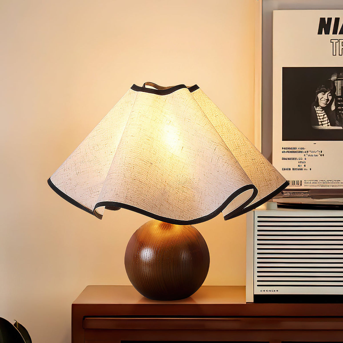 Cora Wood Table Lamp — product view 2