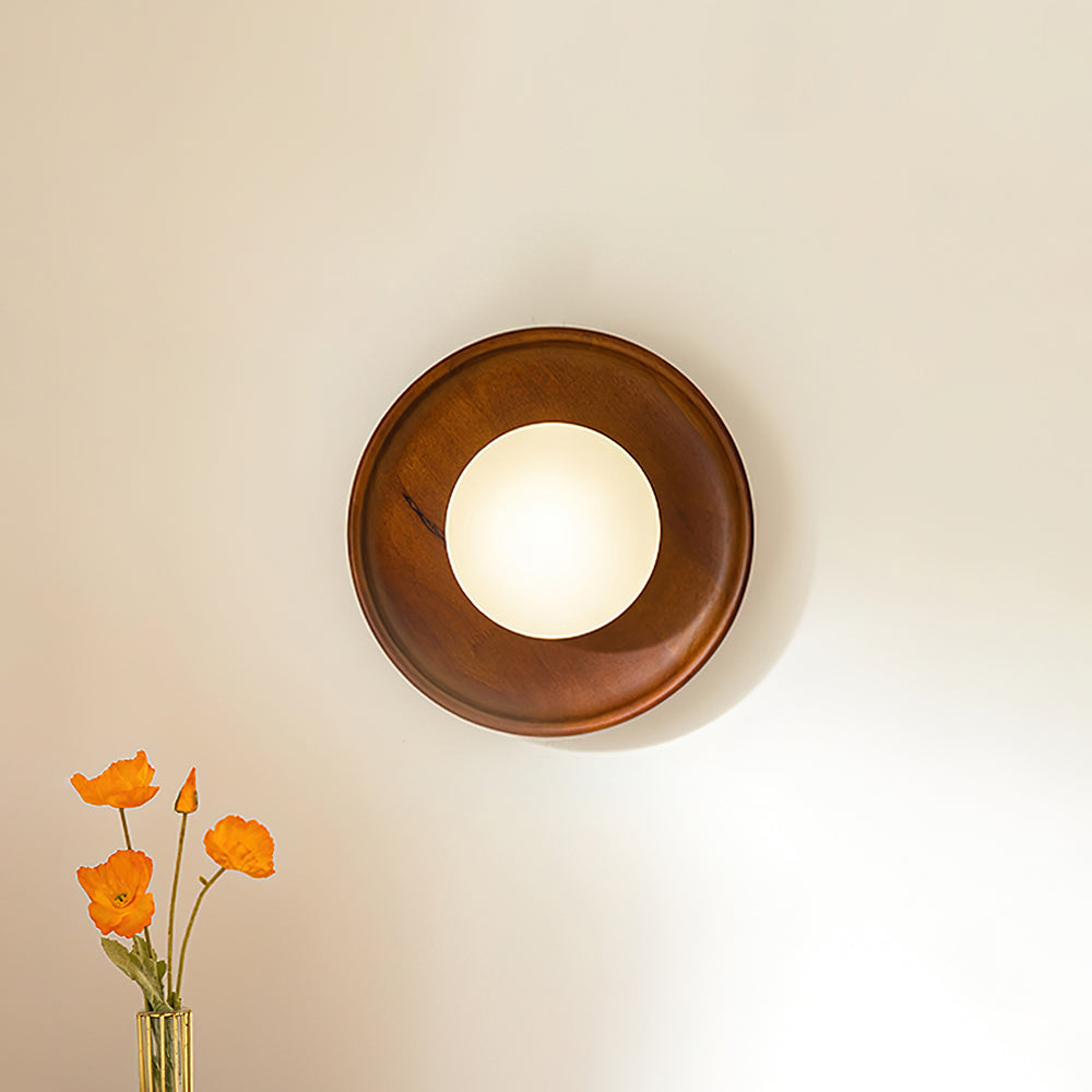 Dura Round Glass Wall Lamp — product view 3