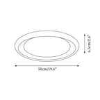 Nuria Acrylic Ceiling Light — product view 5