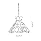 Serena Tiffany Glass Pendant Lamp — product view 5