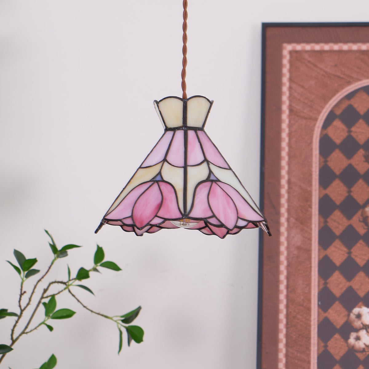 Serena Tiffany Glass Pendant Lamp — product view 26