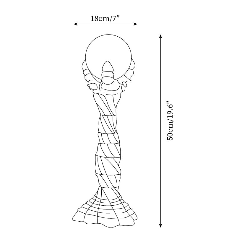 Victory Acrylic Table Lamp — product view 5