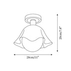 Rustin Glass Ceiling Light — product view 5