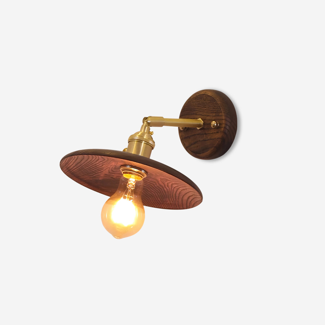 Runia Wood Wall Lamp — product view 1