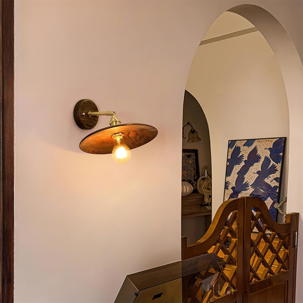 Runia Wood Wall Lamp — product view 9