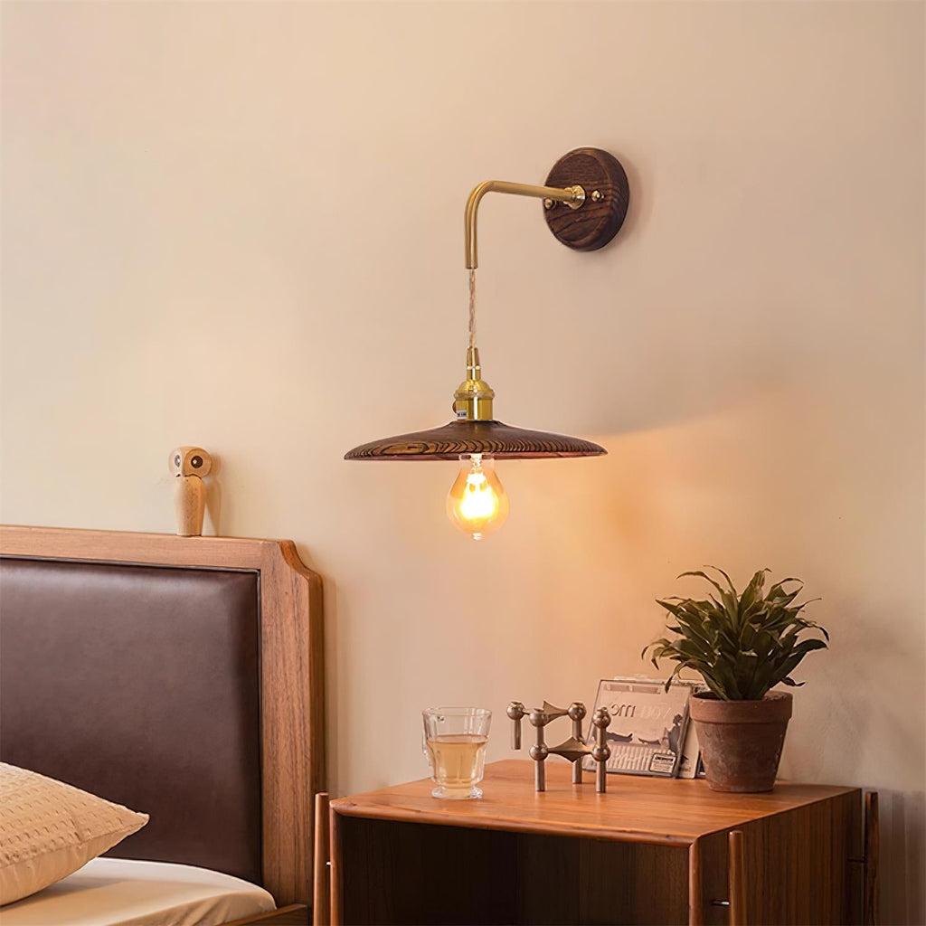 Runia Wood Wall Lamp — product view 10