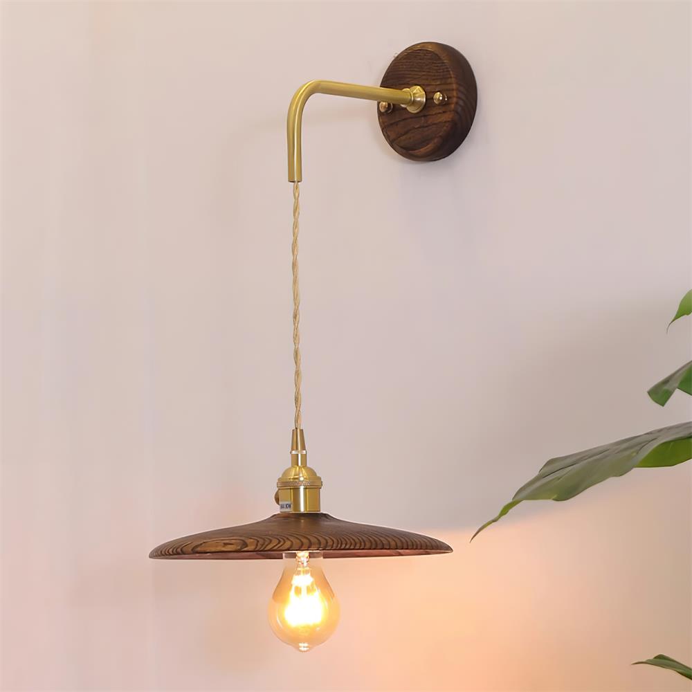 Runia Wood Wall Lamp — product view 12