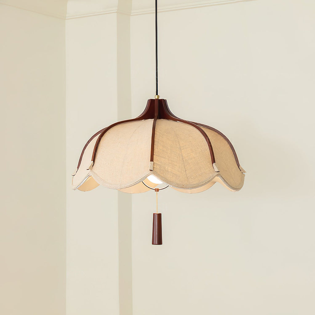 Helia Wood Pendant Lamp — product view 2