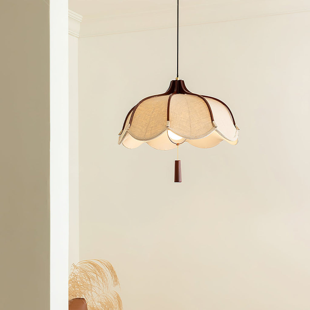 Helia Wood Pendant Lamp — product view 4