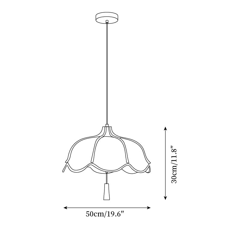 Helia Wood Pendant Lamp — product view 6