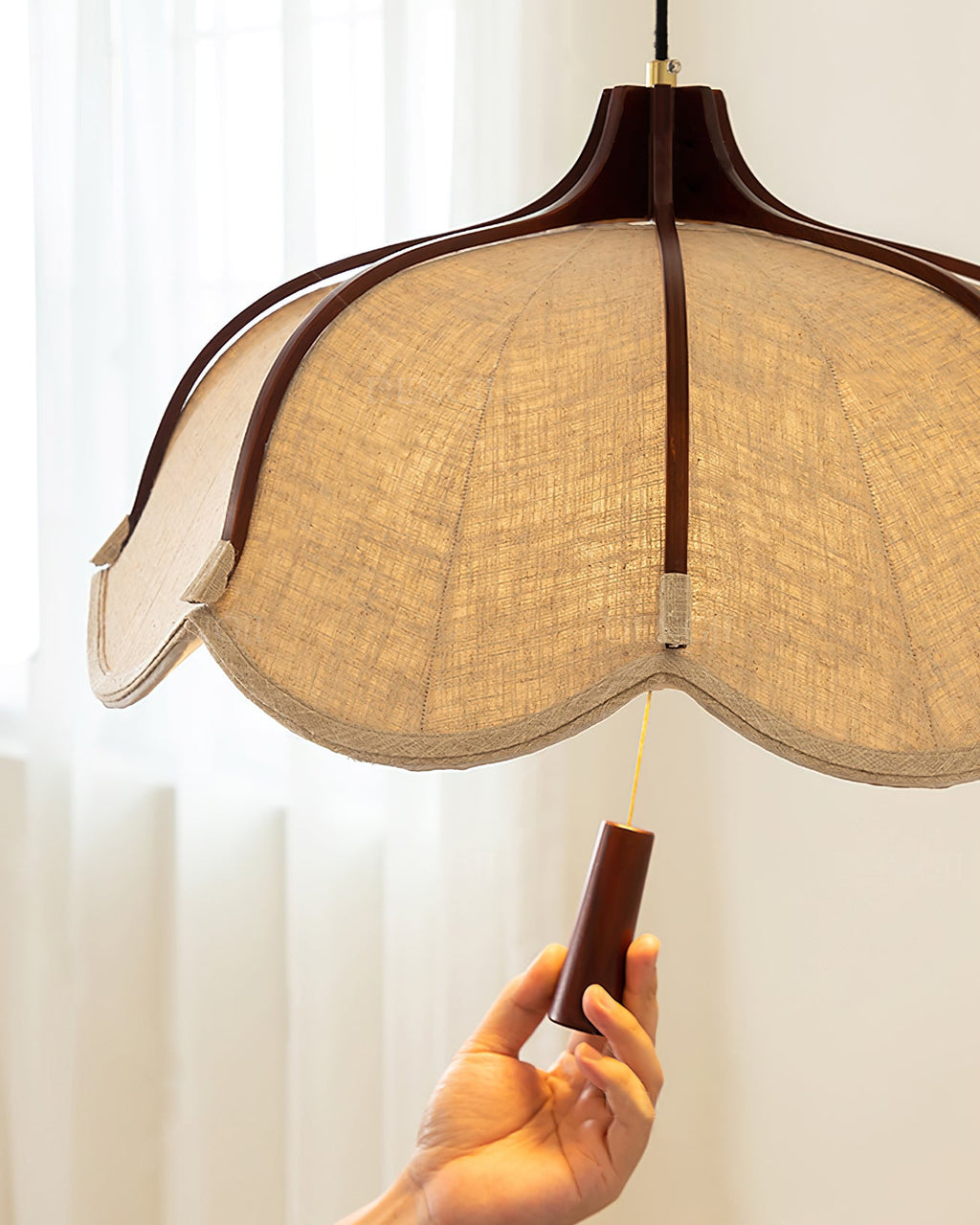 Helia Wood Pendant Lamp — product view 12