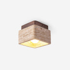 Carso Travertine Ceiling Light — product view 1
