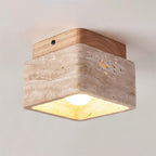 Carso Travertine Ceiling Light — product view 14