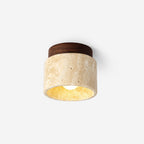 Sonoma Stone Travertine Ceiling Light — product view 1